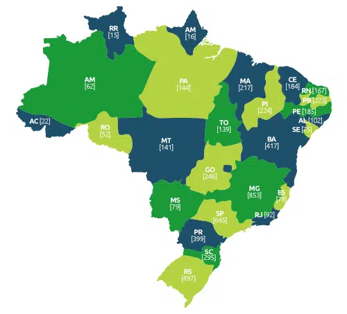quantidade de prefeituras no Brasil